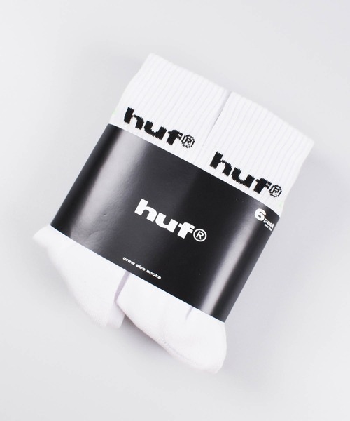 HUF（ハフ） 靴下 「C-HUF4」「HUF/ハフ」89 eightynine LOGO CREW 