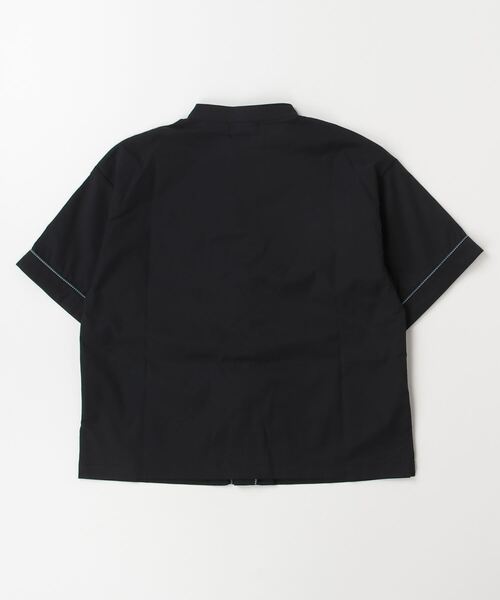 「green label relaxing」 「KIDS」半袖シャツ 110cm ブラック キッズ_画像2