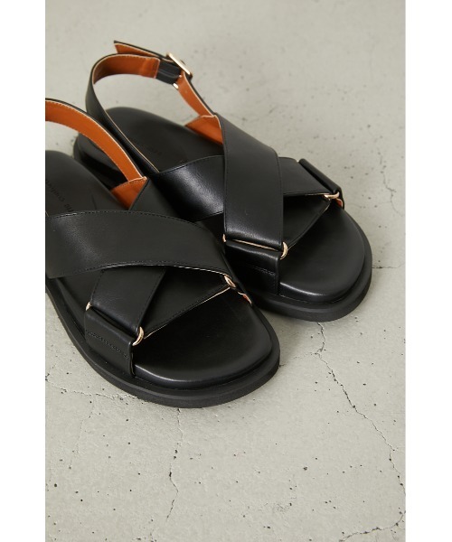 「crie conforto」 フラットサンダル LARGE アイボリー レディース_画像3