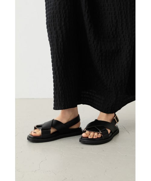 「crie conforto」 フラットサンダル LARGE アイボリー レディース_画像9