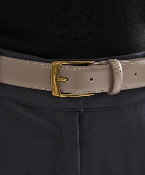 STYLE DELI（スタイルデリ） ベルト 「DELI by」ミニマルリアルレザー