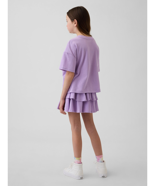 GAP（ギャップ） スカート イージーウエスト ティアード ミニスカート