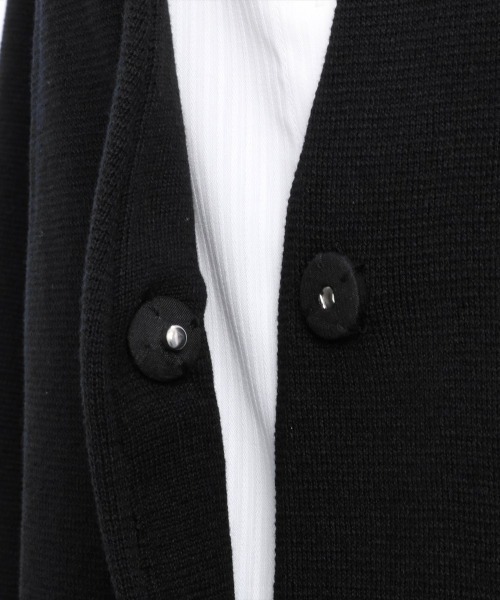 「TOKYO SHIRTS」 「BRICK HOUSE」ニットカーディガン L ネイビー レディース_画像5