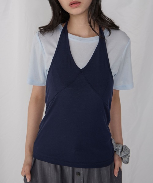 Unblend tシャツ 「Unblend」2セット レイヤード シアー
