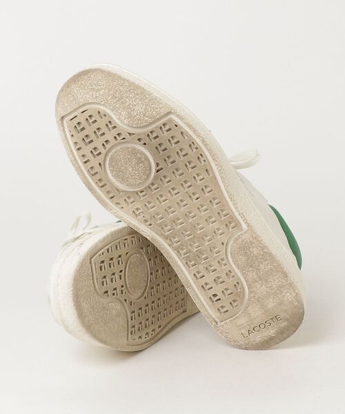 「LACOSTE」 ローカットスニーカー 39 ホワイト メンズ_画像3