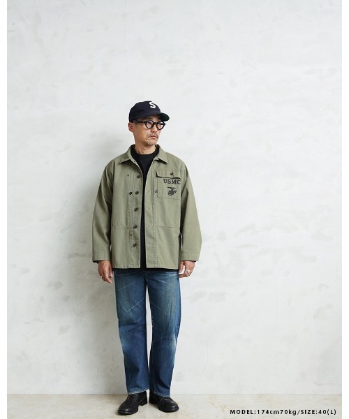 WAIPER.inc カバーオール 米軍 1940's U.S.M.C. P-44 HBT