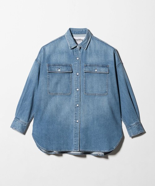 【新品未使用】JNHearts　デニムシャツ　38 Healthy denim（ヘルシーデニム） ブラウス シャツ 「別注」「Healthy