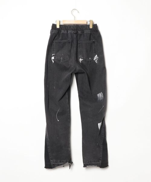 「XU」 デニムパンツ ONE SIZE ブラック メンズ_画像2
