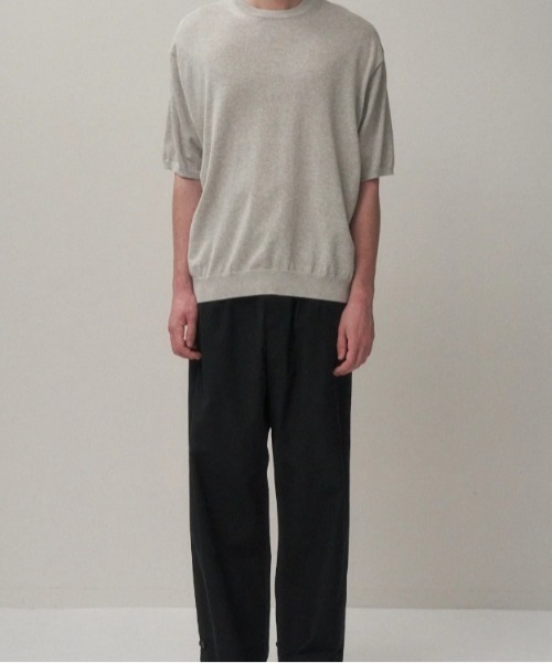 ATON（エイトン） ワイドパンツ パンツ (エイトン)LIGHT TC GABARDINE