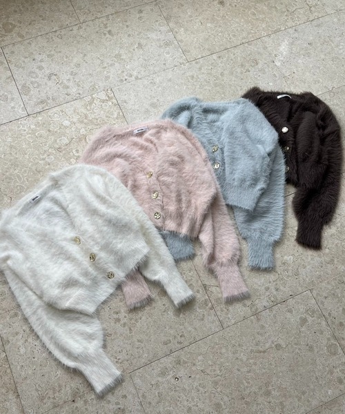 「one after another NICE CLAUP」 長袖ニット FREE アイボリー レディース_画像5