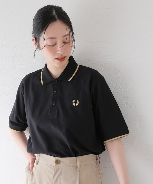 FRED PERRY ポロシャツ Sheer Tipped Polo Shirt(10 129：SNOW WHITE): | FRED PERRY JAPAN