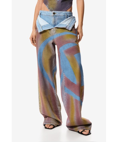 Desigual（デシグアル） ワイドパンツ ジーンズ デニム デニムパンツ
