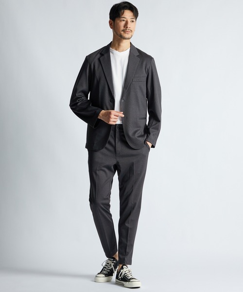ランヴァン　スーツ上下 LANVIN - ランバン ウール スーツ 上下 セットアップ ST46-54 グレー系