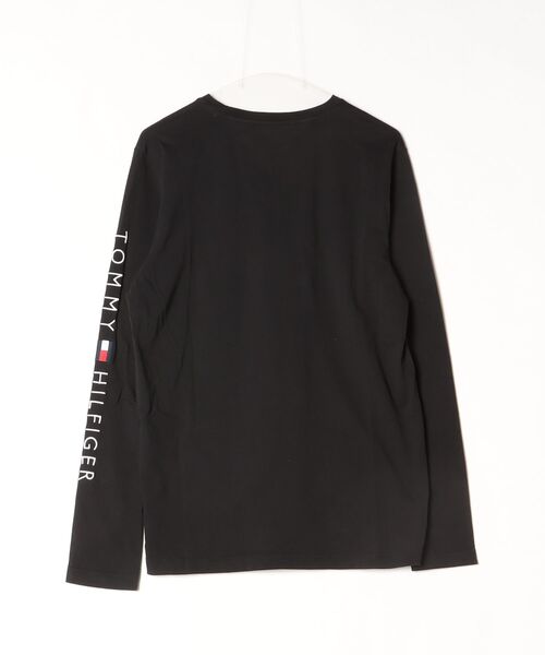 「TOMMY HILFIGER」 長袖Tシャツ X-LARGE ブラック メンズ_画像2