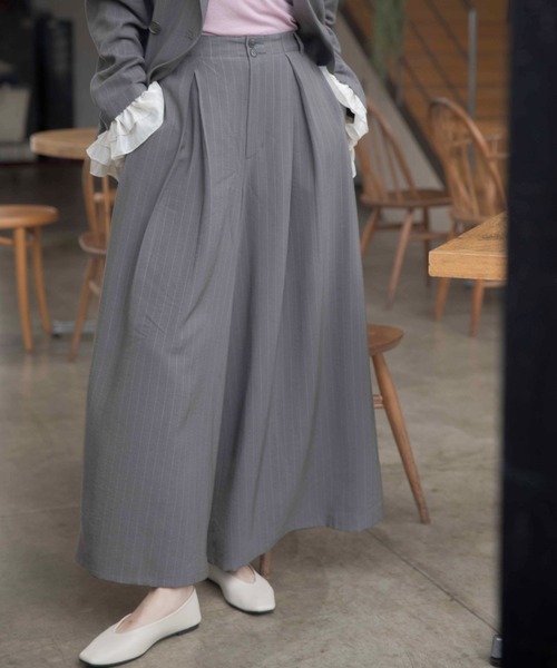 LEPSIM（レプシィム） ワイドパンツ パンツ 「オフィスライン