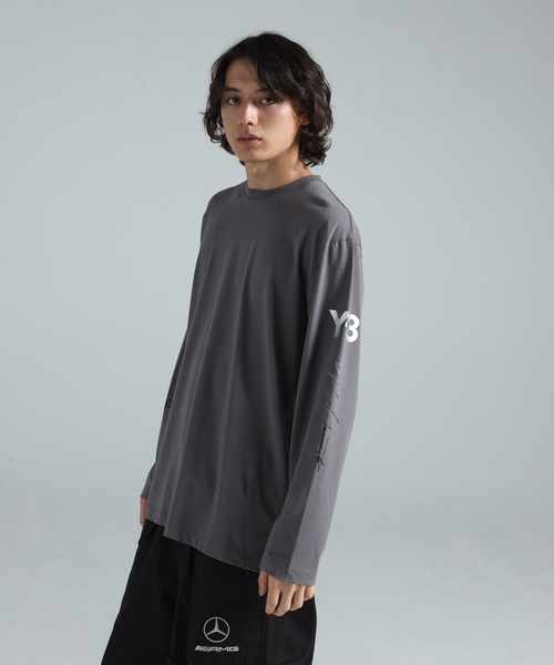 Y-3 tシャツ MERCEDES - AMG PETRONAS FORMULA 1 TEAM CHAOS LOGO LONG