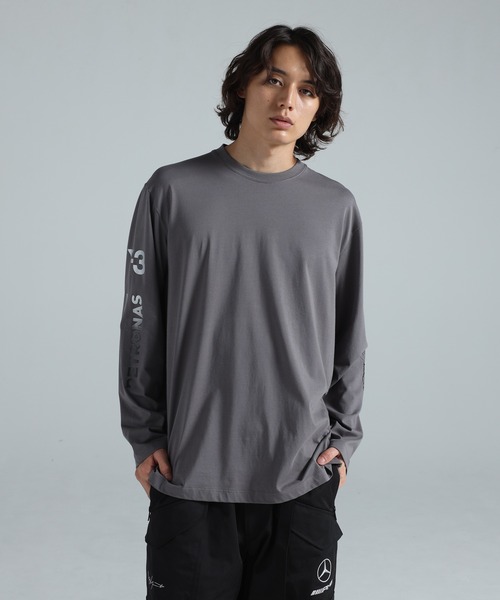 Y-3 tシャツ MERCEDES - AMG PETRONAS FORMULA 1 TEAM CHAOS LOGO LONG