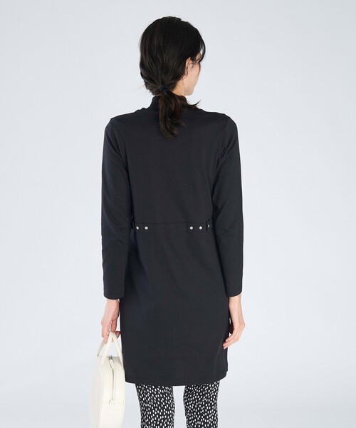 「agnes b.」 長袖ワンピース 3 ネイビー レディースの画像