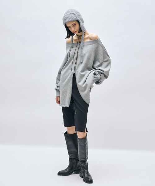 「AIC.」 ニットキャップ FREE ネイビー レディース_画像5