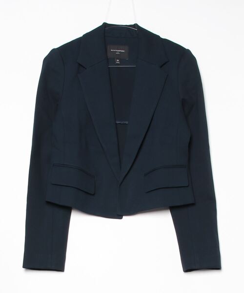 「BANANA REPUBLIC FACTORY STORE」 テーラードジャケット X-SMALL ネイビー レディースの画像