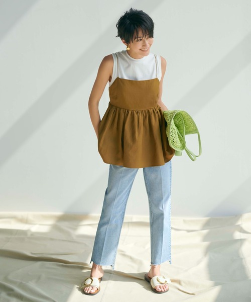 「Mila Owen」 デニムパンツ 2 ブラック レディース_画像4
