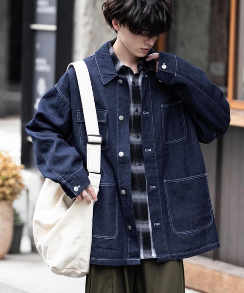 Rocky Monroe（ロッキーモンロー） カバーオール M インディゴブルー