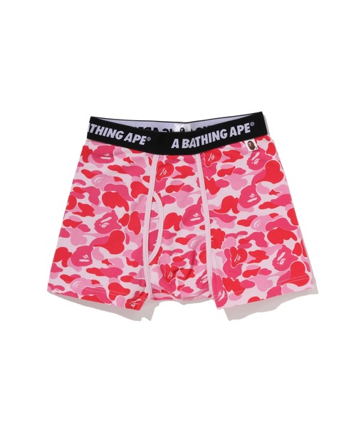 ★A BATHING APE★ 新品・未使用 Mサイズ ピンク ボクサーパンツ A BATHING APE（アベイシングエイプ） トランクス ABC CAMO TRUNKS