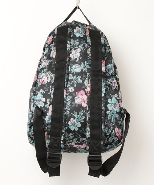 「JOYRICH」 花柄リュック「LeSPORTSACコラボ」 - ブラック レディース_画像2