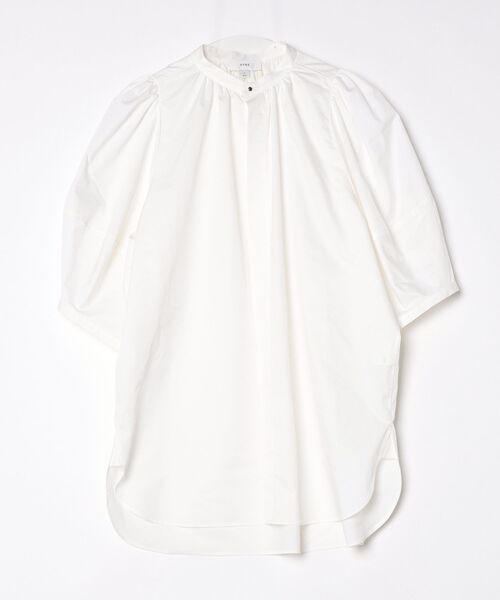 HYKE（ハイク） BALLOON SLEEVE SHIRT 1 ホワイト レディース