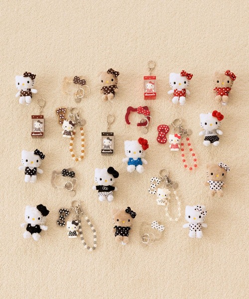 LOWRYS FARM（ローリーズファーム） キーホルダー 「HELLO KITTY」DOT