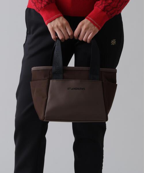 St ANDREWS トートバッグ 「St ANDREWS」ロゴカートバッグ レディース