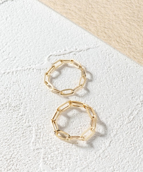 「Jewel closet by L&Co.」 リング LL イエローゴールド レディース_画像9