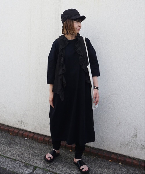 JOURNAL STANDARD LUXE ベスト リネンワッシャー フリルジレ