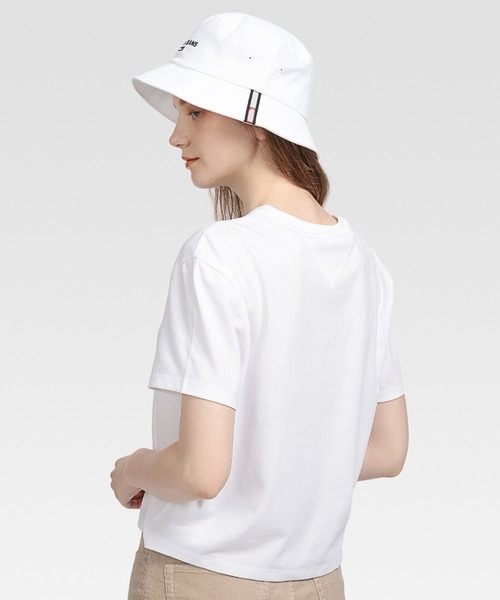 TOMMY JEANS tシャツ バッジロゴTシャツ レディース : ZOZOTOWN