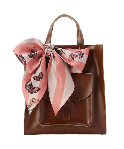【新品未使用】FURLA フルラ バッグ スカーフ レディース ハンドバッグ FURLA スカーフ バンダナ シルクリバーシブルナロースカーフ