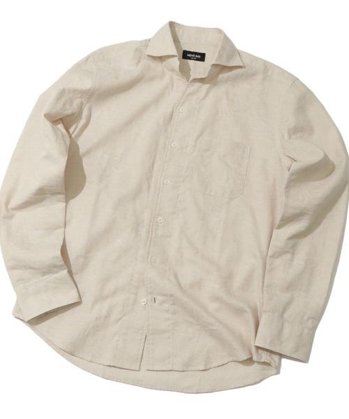 MEN'S BIGI（メンズビギ） シャツ ボタニカルジャガードカッタウェイ