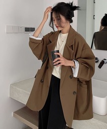 NinaetLina トレンチコート コート ビッグシルエットトレンチ
