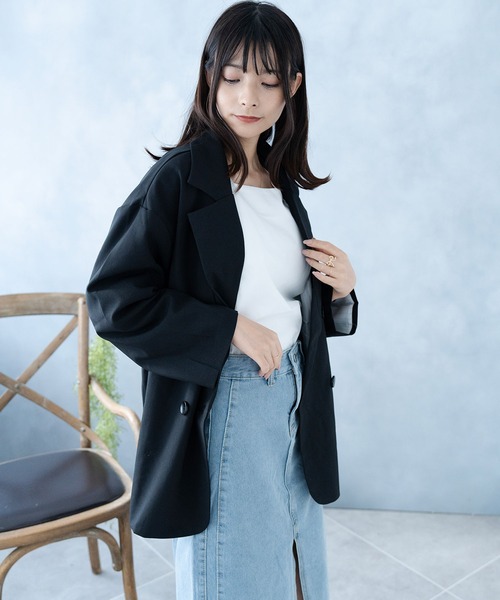 NinaetLina トレンチコート コート ビッグシルエットトレンチ