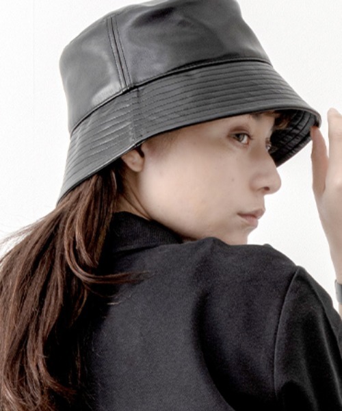 KLON（クローン） 帽子 ハット メンズ KLON VEGAN LEATHER BUCKET HAT