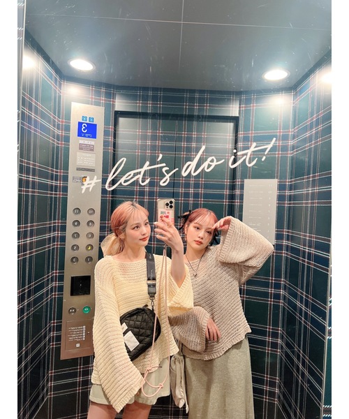jumelle ブラウス シャツ テープヤーンローゲージトップ