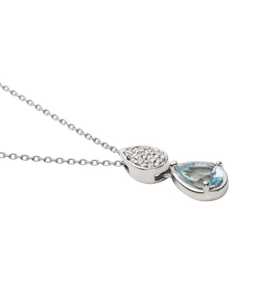VENDOME AOYAMA ネックレス 「プラチナ・ウーマン」 アクア