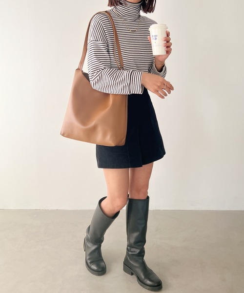 Toteme ベルト付きダブルウールトートバッグ TOTEME Toteme トーテム ベルト 212 807 731 レディース ナロー
