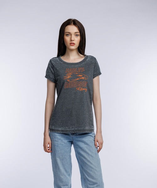 tシャツ Screamin' Eagle（R）バーンアウトTシャツ レディース Harley Davidson tシャツ Screamin' Eagle（R）バーンアウトT