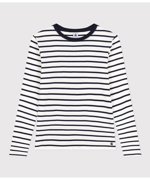 tシャツ マリニエールクルーネック長袖Ｔシャツ レディース