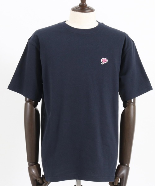 1minute 1second tシャツ mt8641- heart patch 10oz heavy
