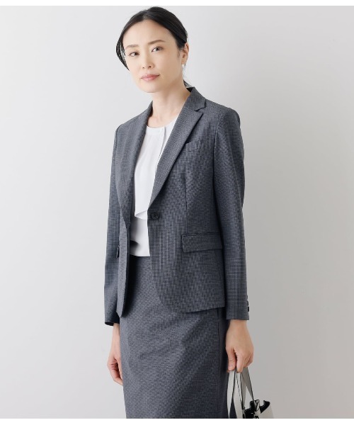 NEWYORKER（ニューヨーカー） ブラウス シャツ ソフトパウダークロス