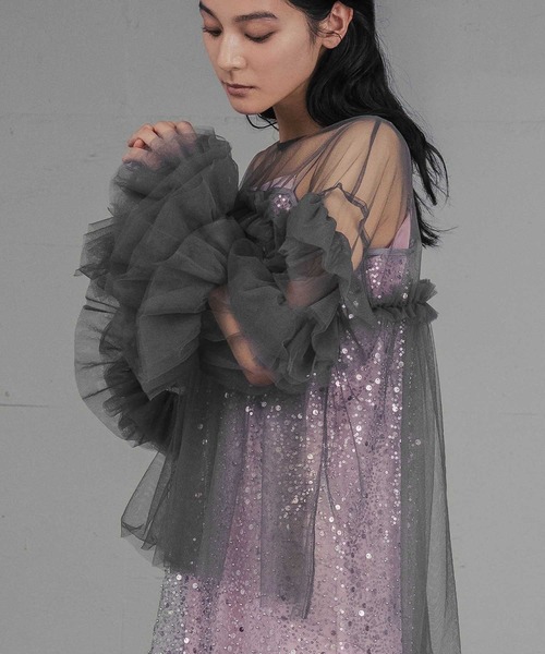 GIRL DRESS FOR NOW パーティードレス ドレス デコラティブチュール