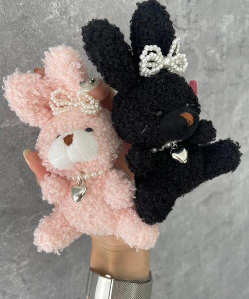 WEGO（ウィゴー） キーホルダー WEGO/もこもこファンシーうさぎ