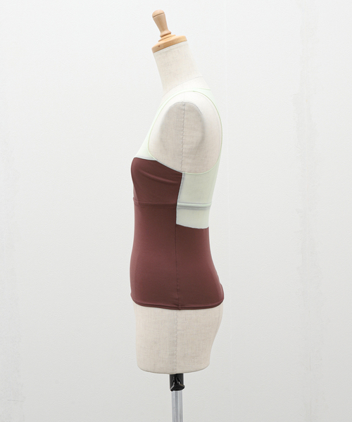 〈未使用新品〉BIOTOP/OVERNEATH/Bra056スムース×ネットS BIOTOP(ビオトープ) / WOMEN【OVERNEATH】Bra056 スムース x ネット