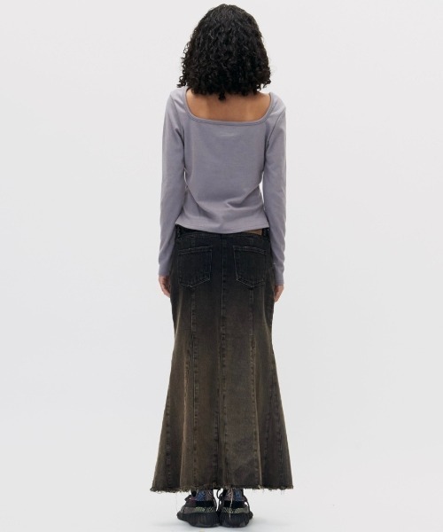 カーディガン 「SETSETSET」SQUARENECK LACEUP T-SHIRT レディース SETSETSET カーディガン 「SETSETSET」SQUARENECK LACEUP T